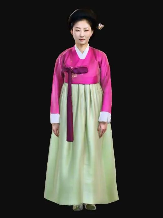 3D model for Hanbok Elegance