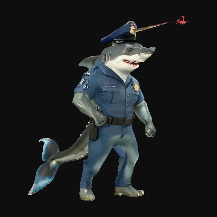 3D model for Shark Police
