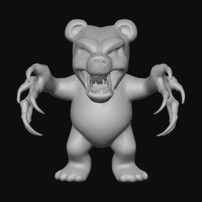 3D model for realistic. detailed. recognizable candy that has transformed into a monster. , #Halloween2025#