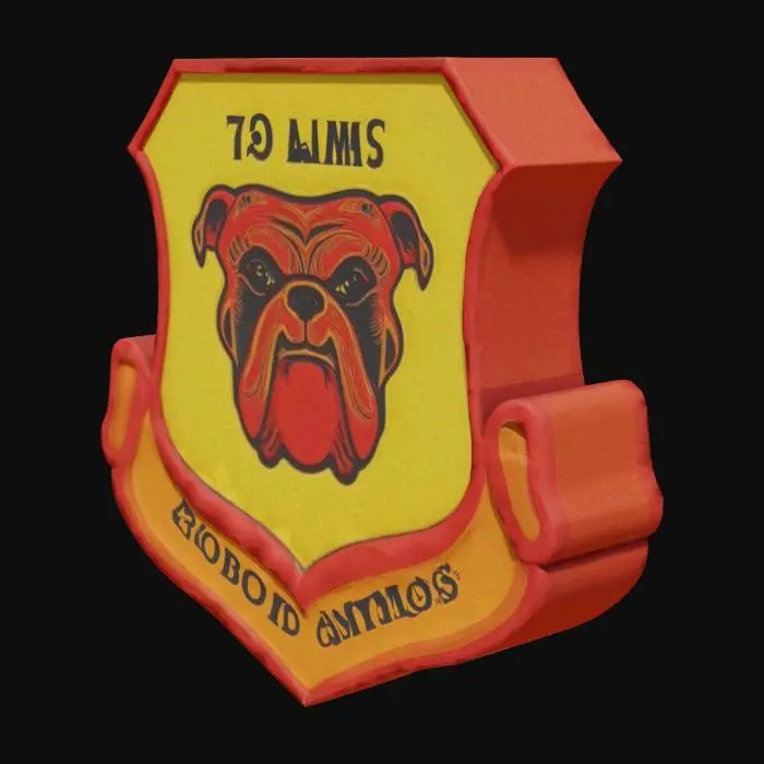 3D model for Red Dog Emblem