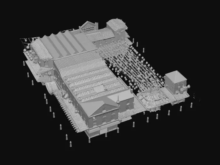 3D model for Chinatown Square in London