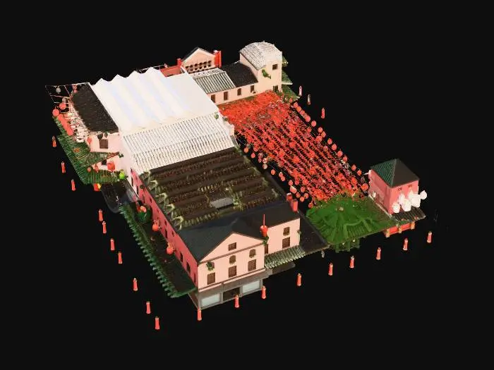 3D model for Chinatown Square in London