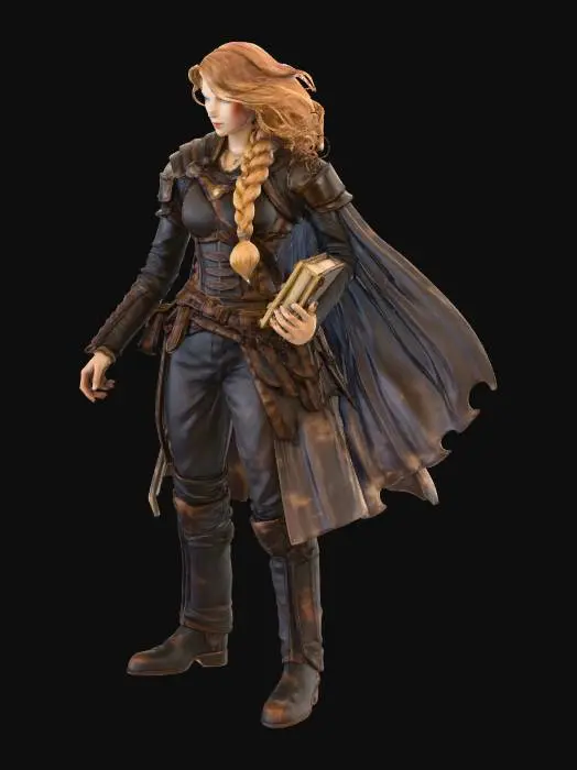 3D model for Warrior Librarian