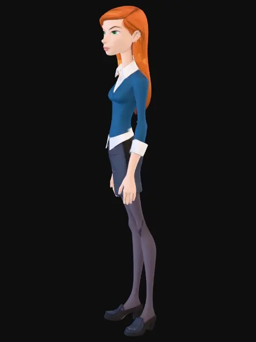3D model for Gwendolyn (Teen)