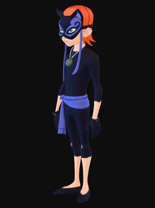 3D model for Lucky Girl (Gwen)