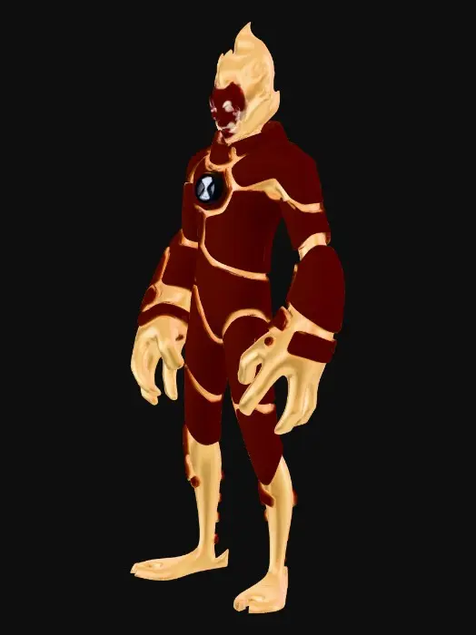 3D model for Heatblast