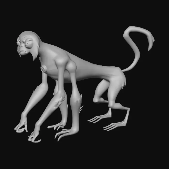 3D model for Spidermonkey