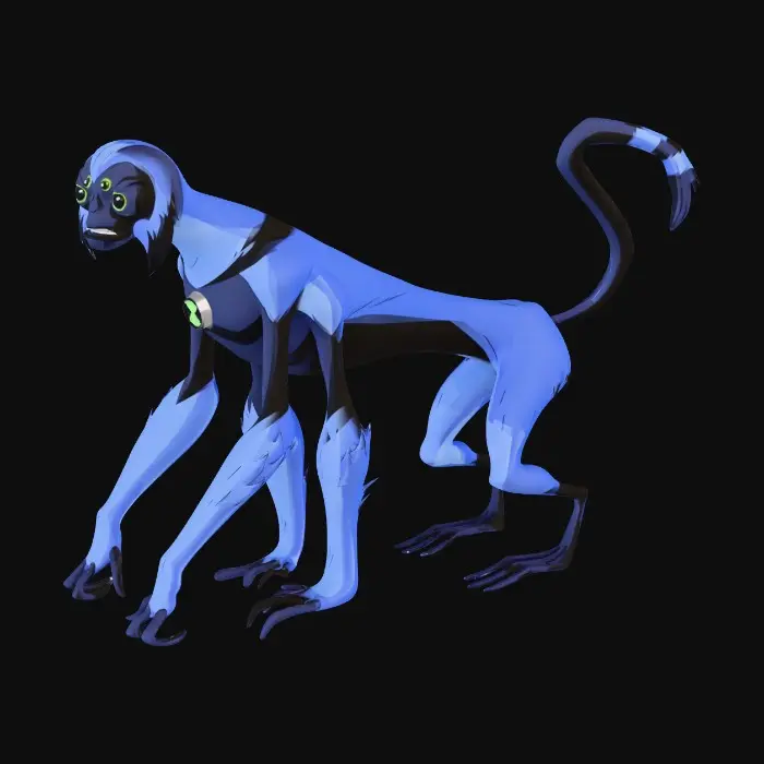 3D model for Spidermonkey
