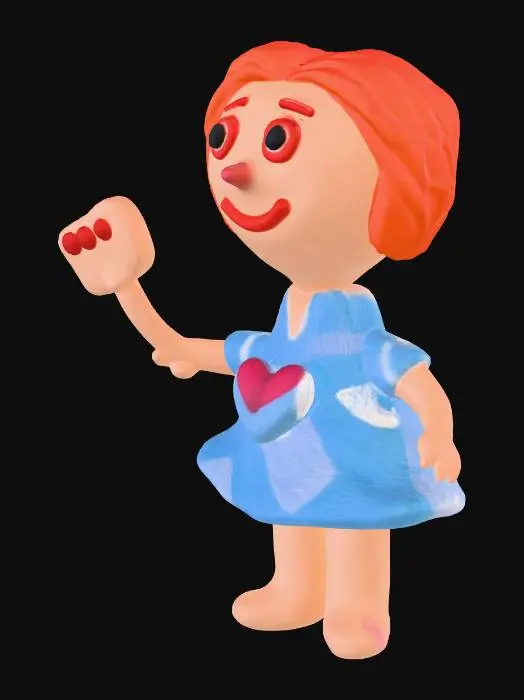 3D model for Heart Heroine