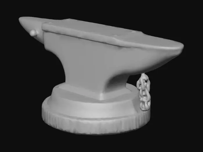3D model for medieval style anvil