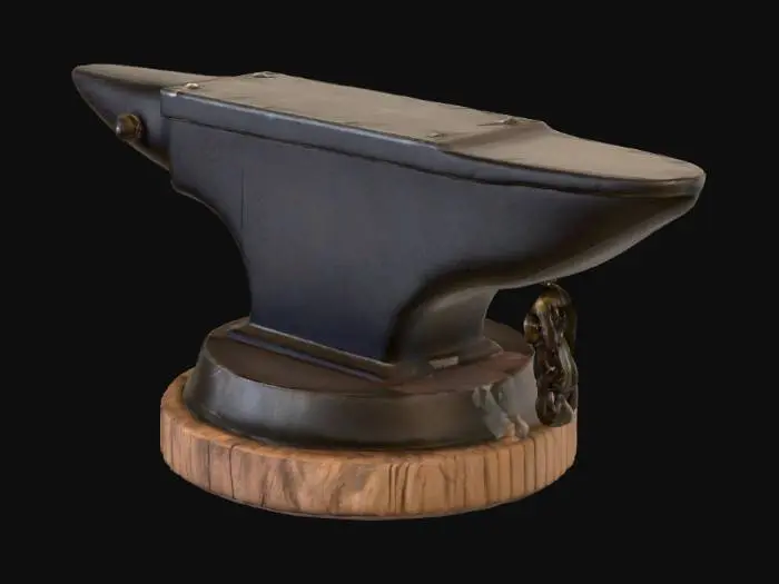 3D model for medieval style anvil