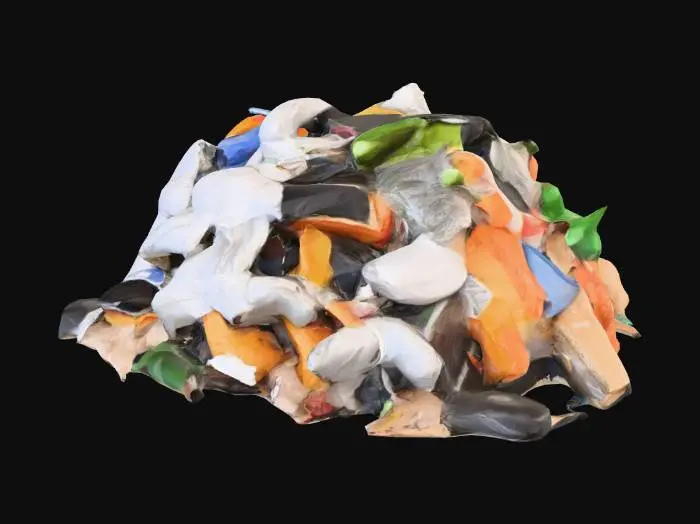3D model for garbage rubbish