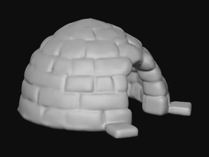 3D model for Arctic igloo