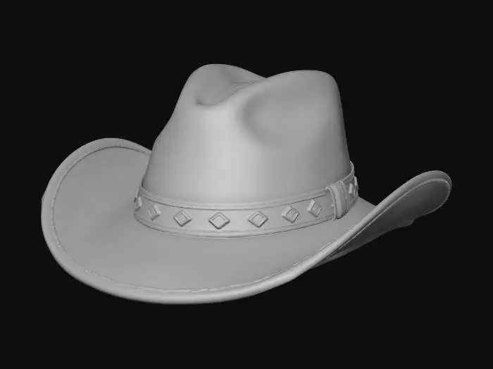 3D model for Diamond Band Cowboy Hat