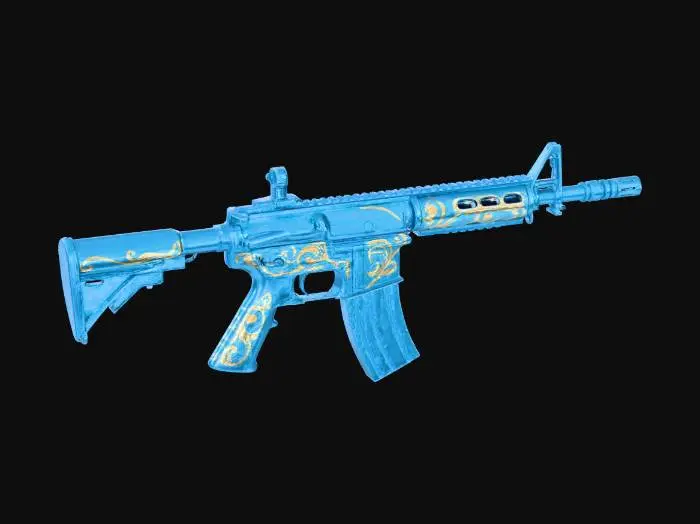 3D model for Azure Filigree Carbine