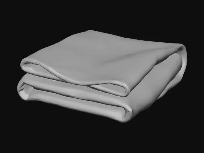 3D model for Folded Brown Blanket