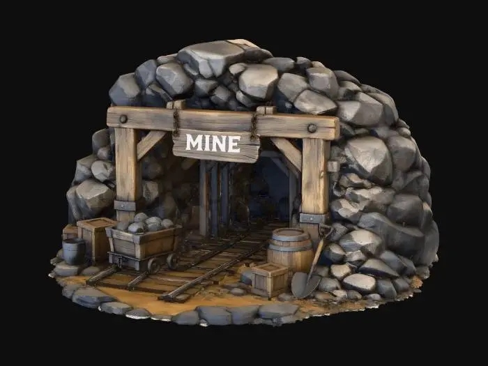 3D model for Old Mine Entrance