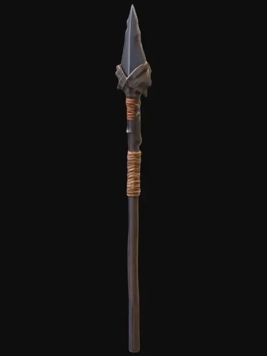 3D model for Stone-Tipped Spear