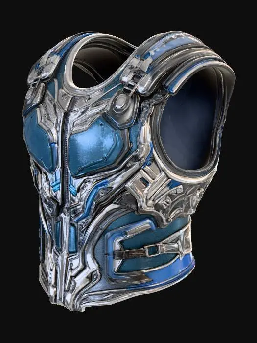 3D model for Futuristic Armor Vest