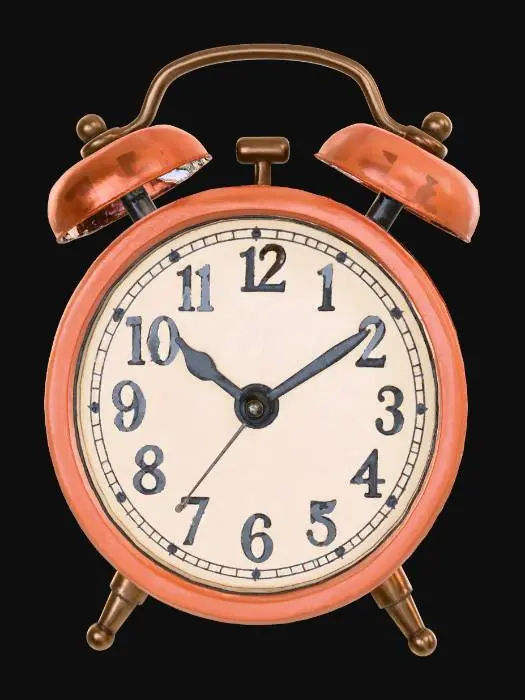 3D model for Red Vintage Alarm Clock
