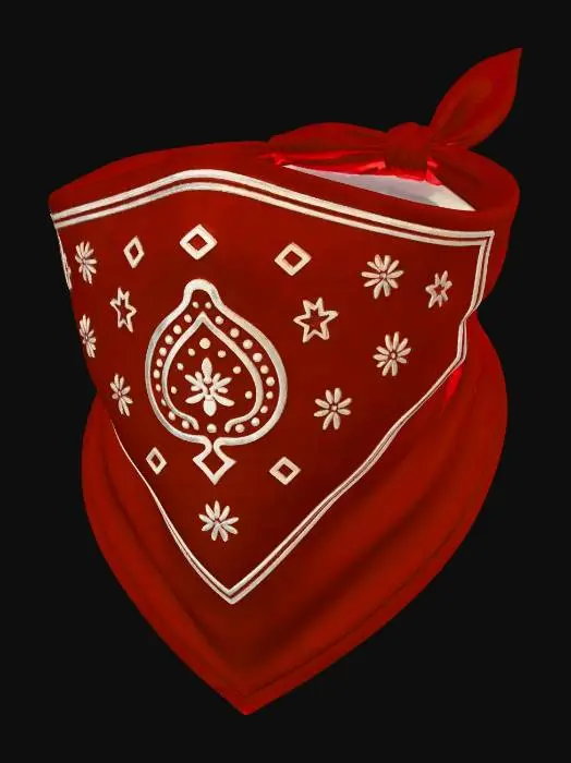 3D model for Red Bandana Heart