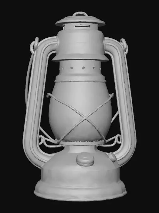 3D model for Rusty Kerosene Lantern