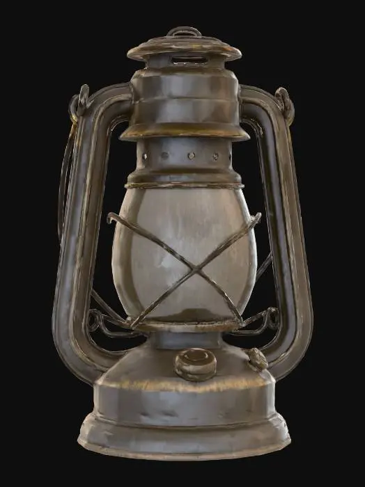 3D model for Rusty Kerosene Lantern