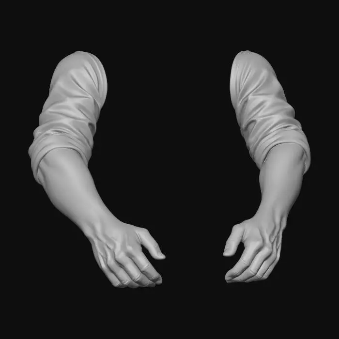 3D model for Outstretched Arms