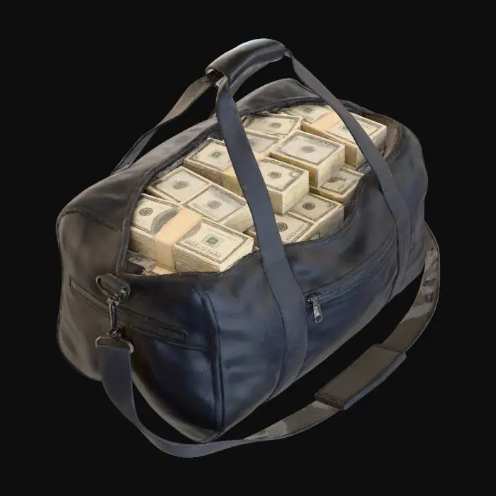 3D model for bag of cash