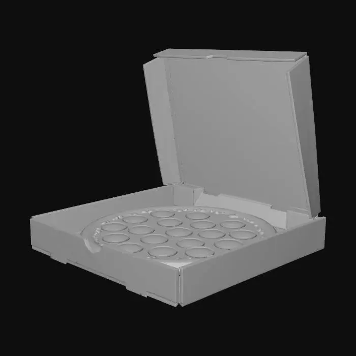 3D model for Pepperoni Pizza in a Box