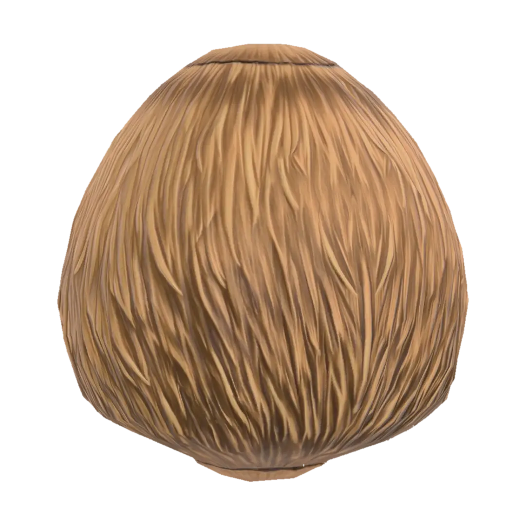 Amber Leaf Sphere - Coconut 3D model, vytvořený pomocí AI