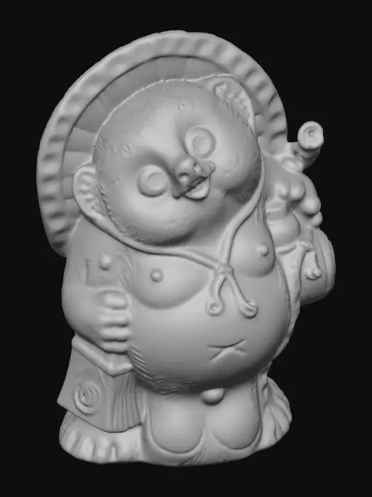 3D model for Tanuki Statue