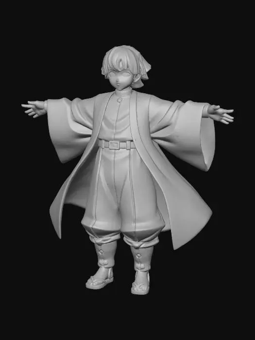 3D model for Swordsman of Lightning