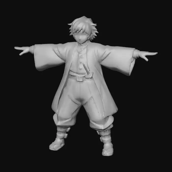 3D model for Character in Motion
