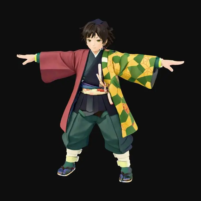 3D model for Character in Motion