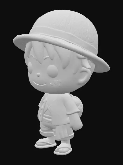 3D model for Luffy
