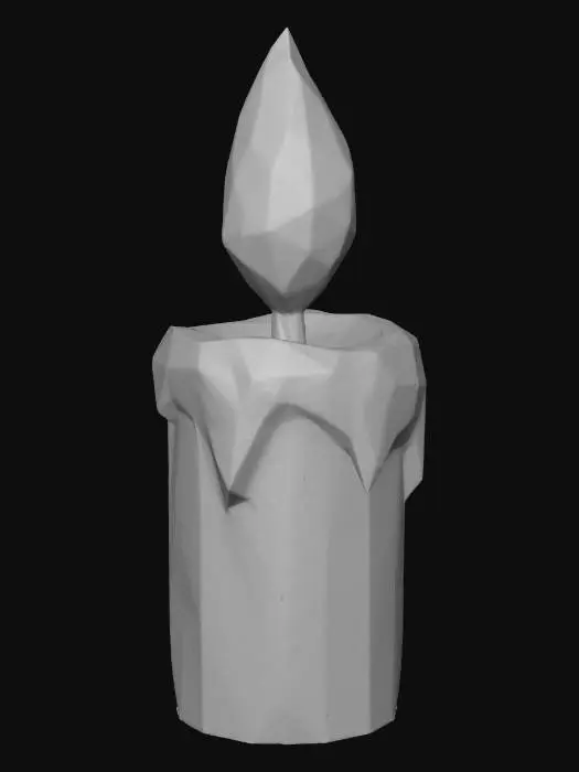 3D model for Geometric Candle Glow, #Thanksgiving#