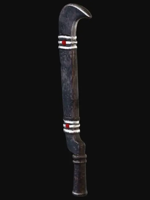 3D model for The Dark Hooked Dagger