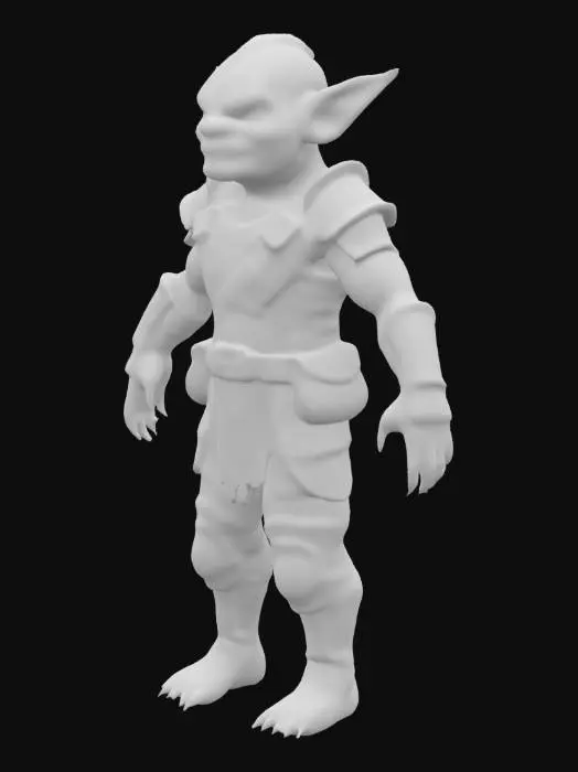 3D model for Goblin Warrior 001