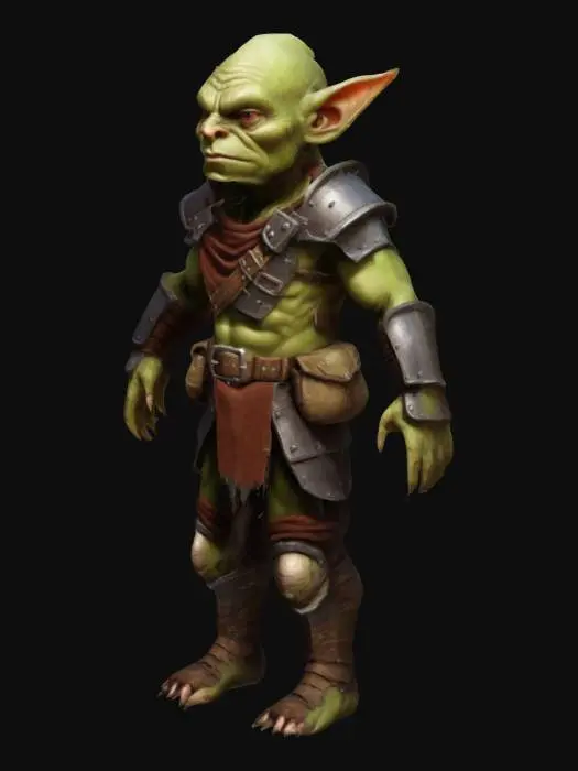 3D model for Goblin Warrior 001