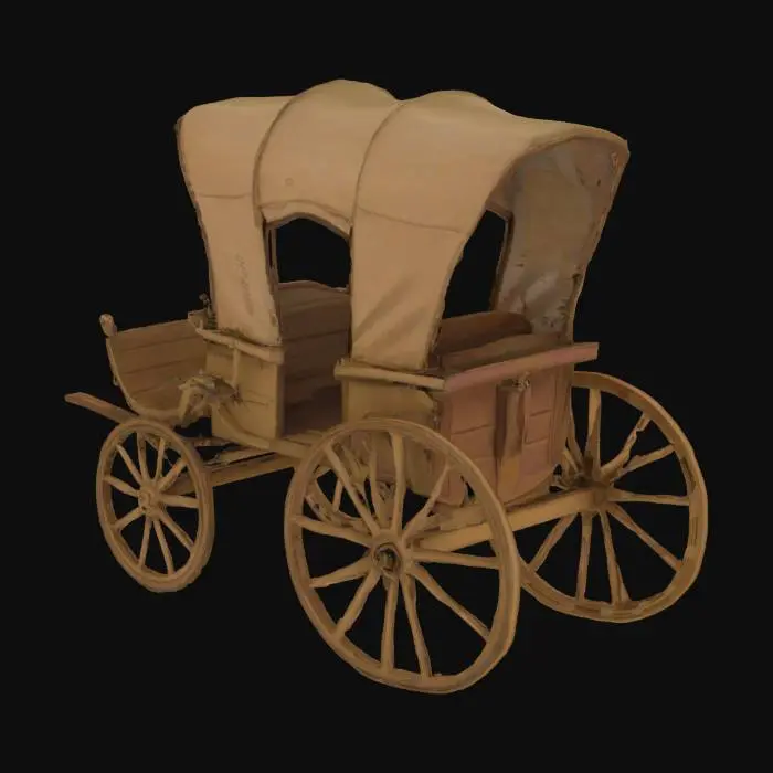 3D model for Pioneer Wagon