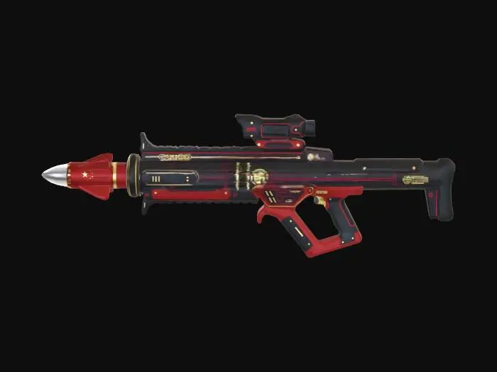 3D model for portable missile dynasty