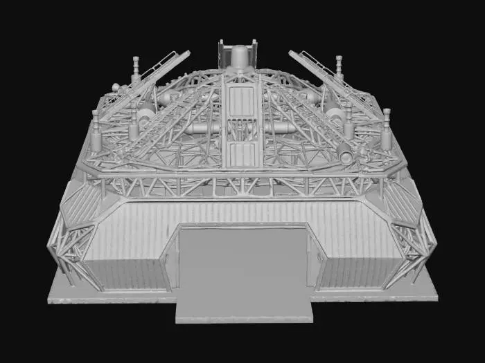 3D model for The Rusted Beacon Hangar