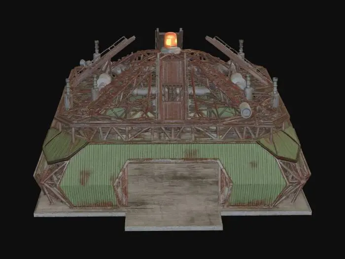 3D model for The Rusted Beacon Hangar