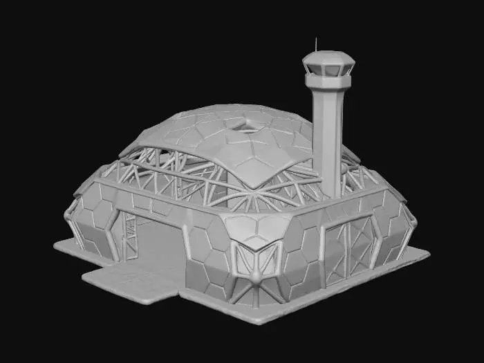3D model for Halo Ring Dome