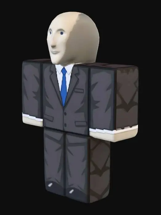3D model for Robloxian Mememan