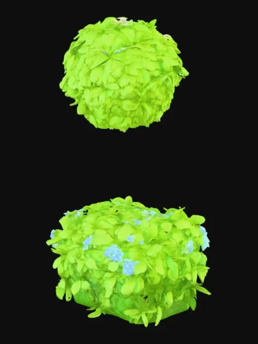 3D model for Floral Leaf Sculptures