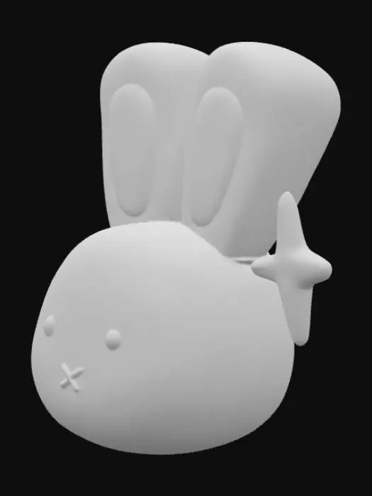 3D model for Bubble Bunny Star