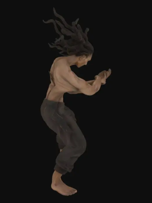 3D model for Warrior's Calm