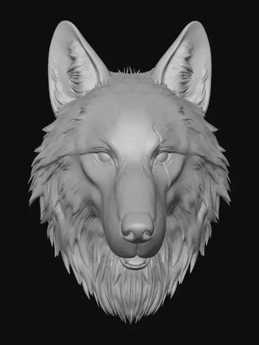 3D model for Волк